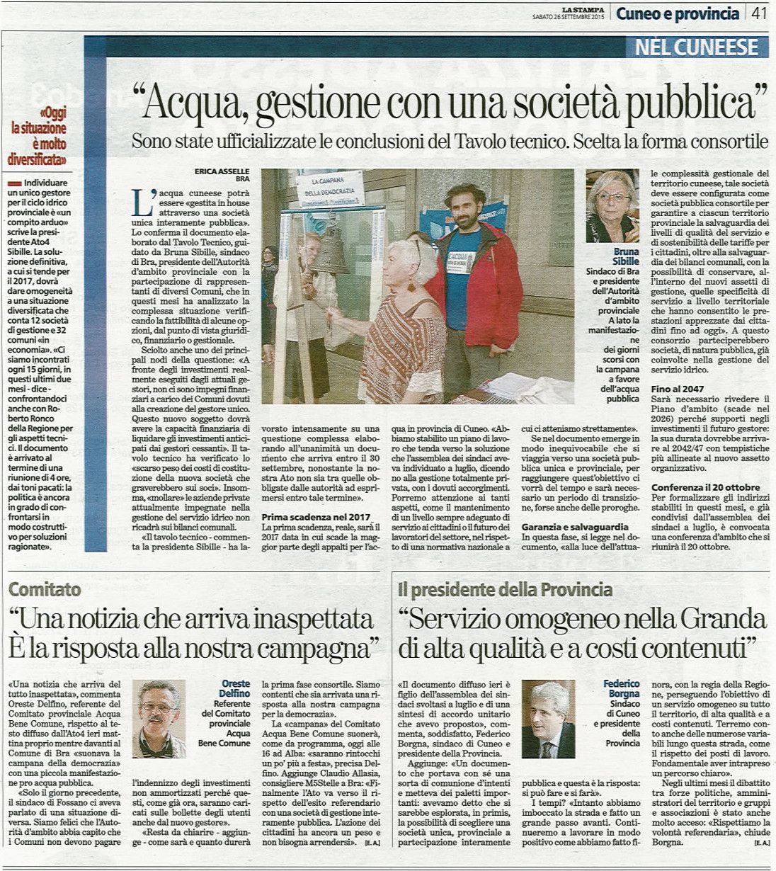 La Stampa di Cuneo