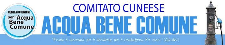 Comitato cuneese acqua bene comune