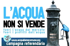 Logo L'acqua non si vende